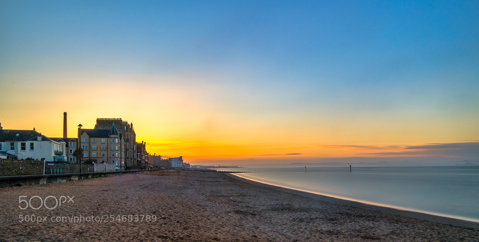 Sony a7R III sample photo. Sunset at portobello beach photography