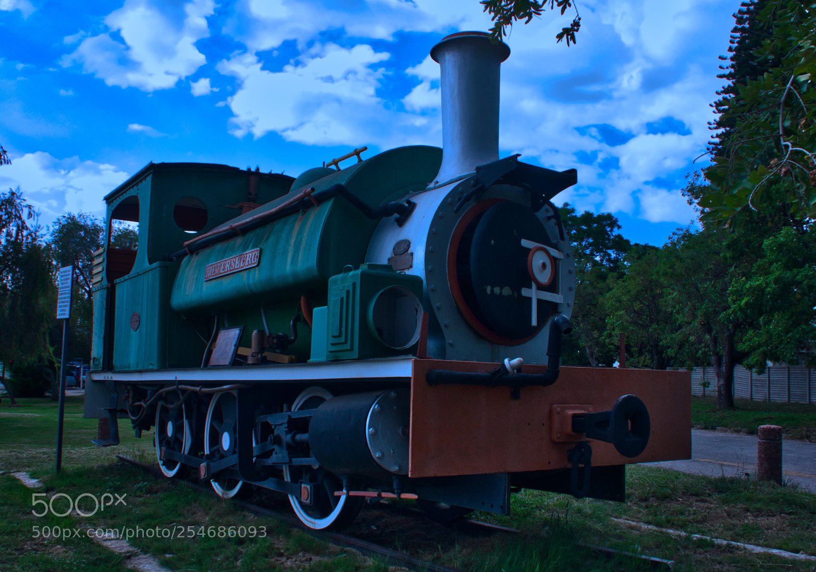 Nikon D90 sample photo. Old locomotive at polokwane photography