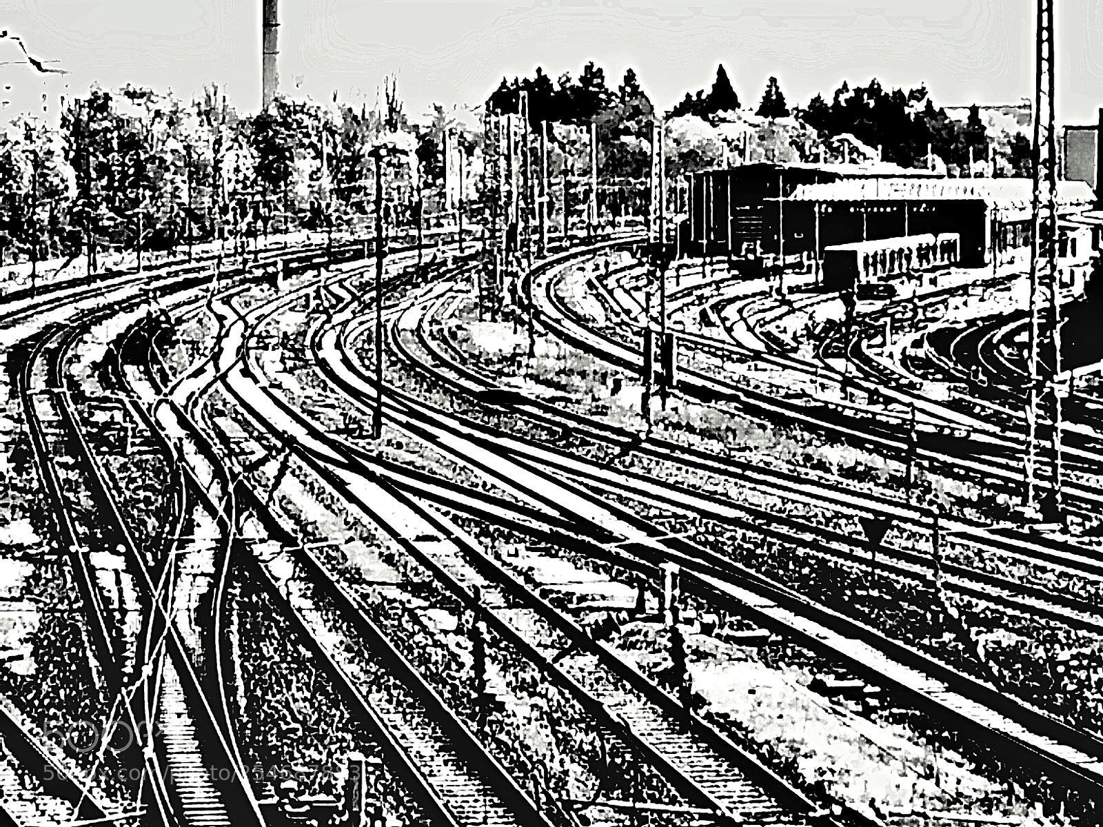 Apple iPhone 5s sample photo.  berlin railroad  photography
