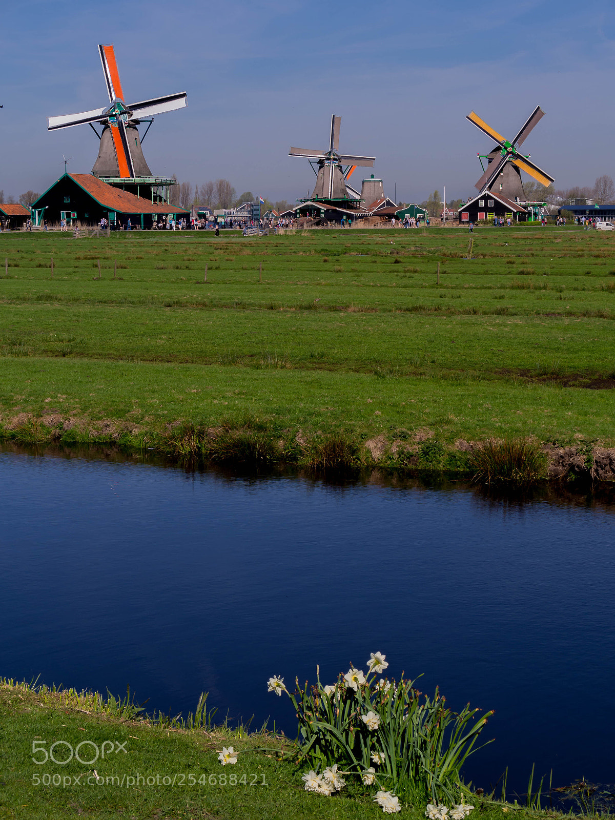Olympus OM-D E-M5 sample photo. Windmills in holland. photography