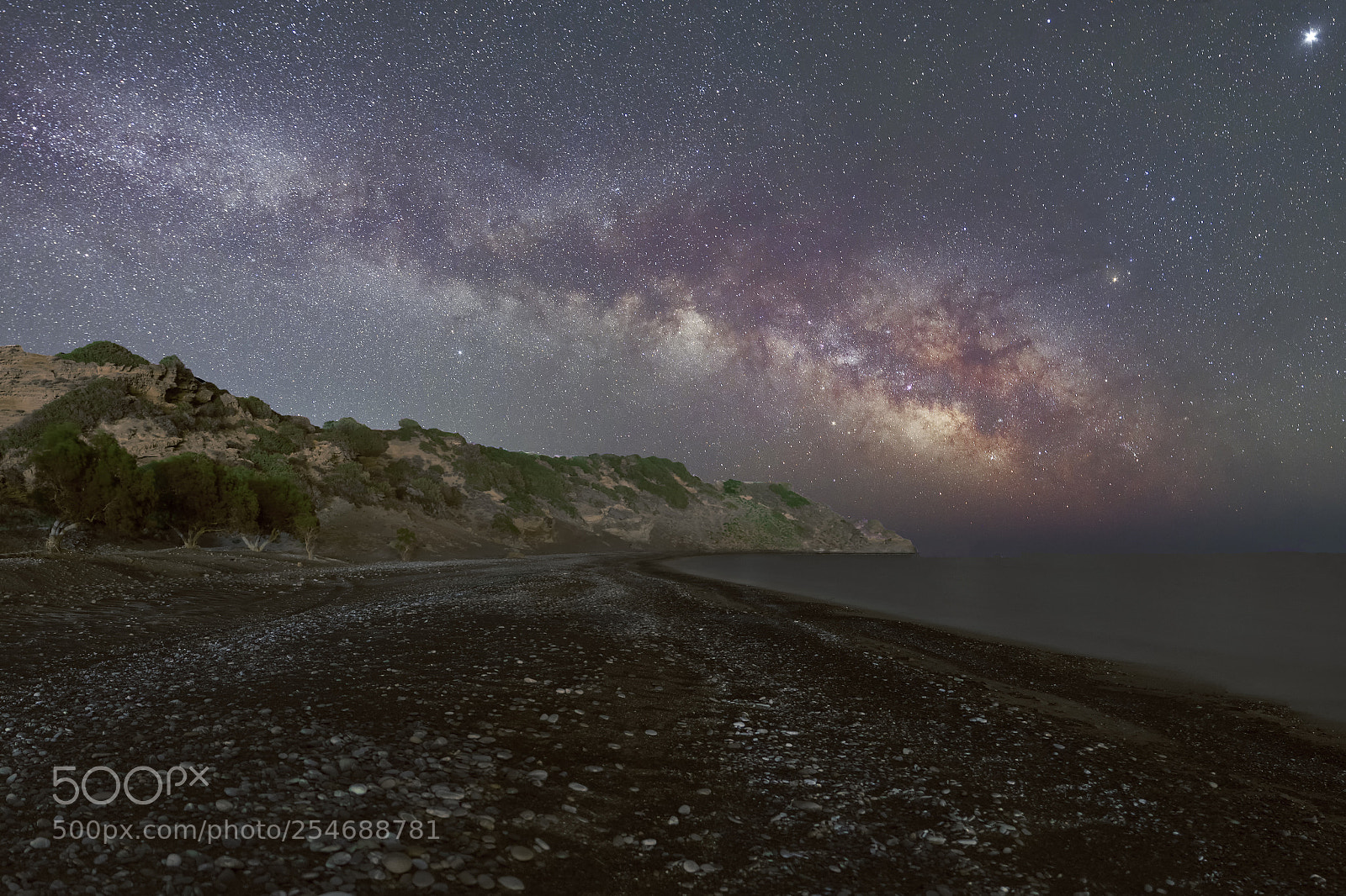 Nikon D610 sample photo. Milky way over libyan photography