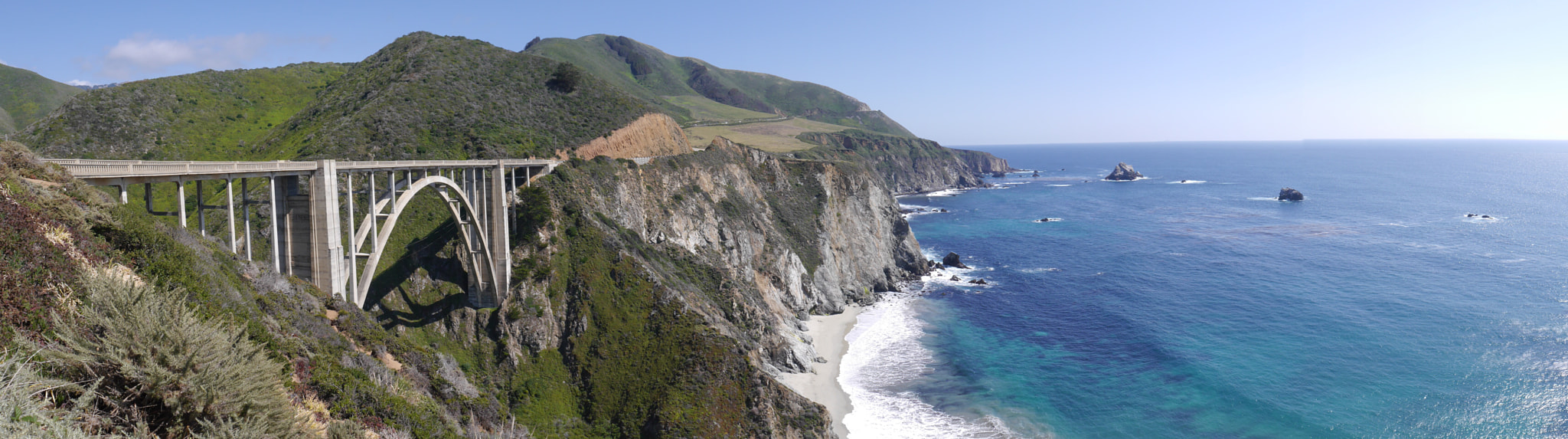 Panasonic Lumix DMC-GF6 sample photo. Bixby creek bridge in monterey, california photography
