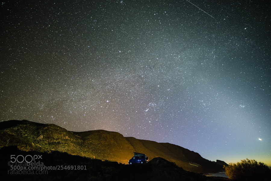 Nikon D800 sample photo. Noche de estrellas photography
