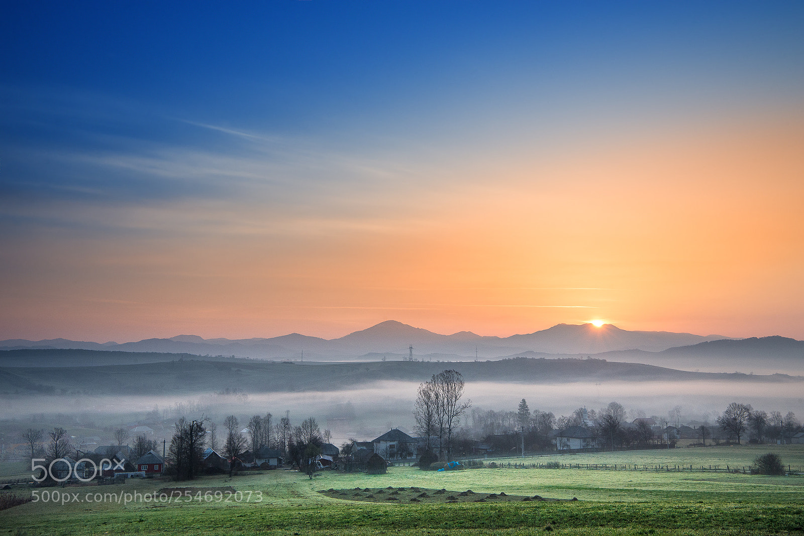 Nikon D610 sample photo. Sunrise in maramures county . photography