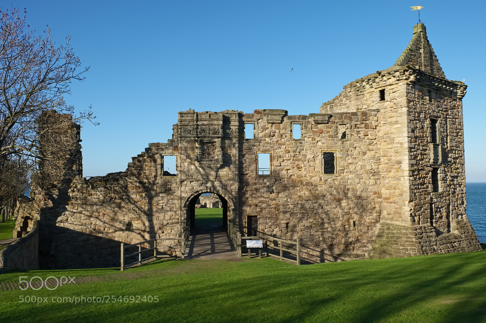 Fujifilm X-T2 sample photo. St. andrews castle photography