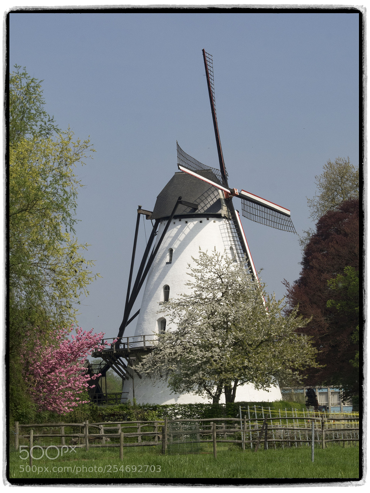 Olympus OM-D E-M1 sample photo. Stone windmill in boechout photography