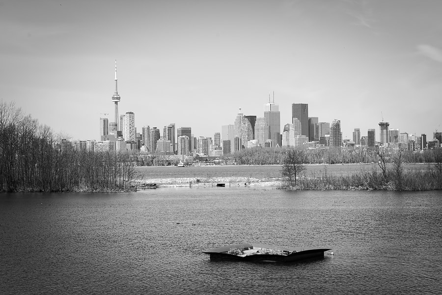 Nikon D3400 + Nikon AF-S Nikkor 50mm F1.8G sample photo. Toronto skyline photography