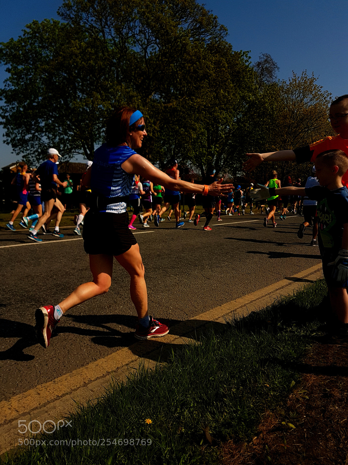 Samsung Galaxy S7 sample photo. London marathon 2018 photography
