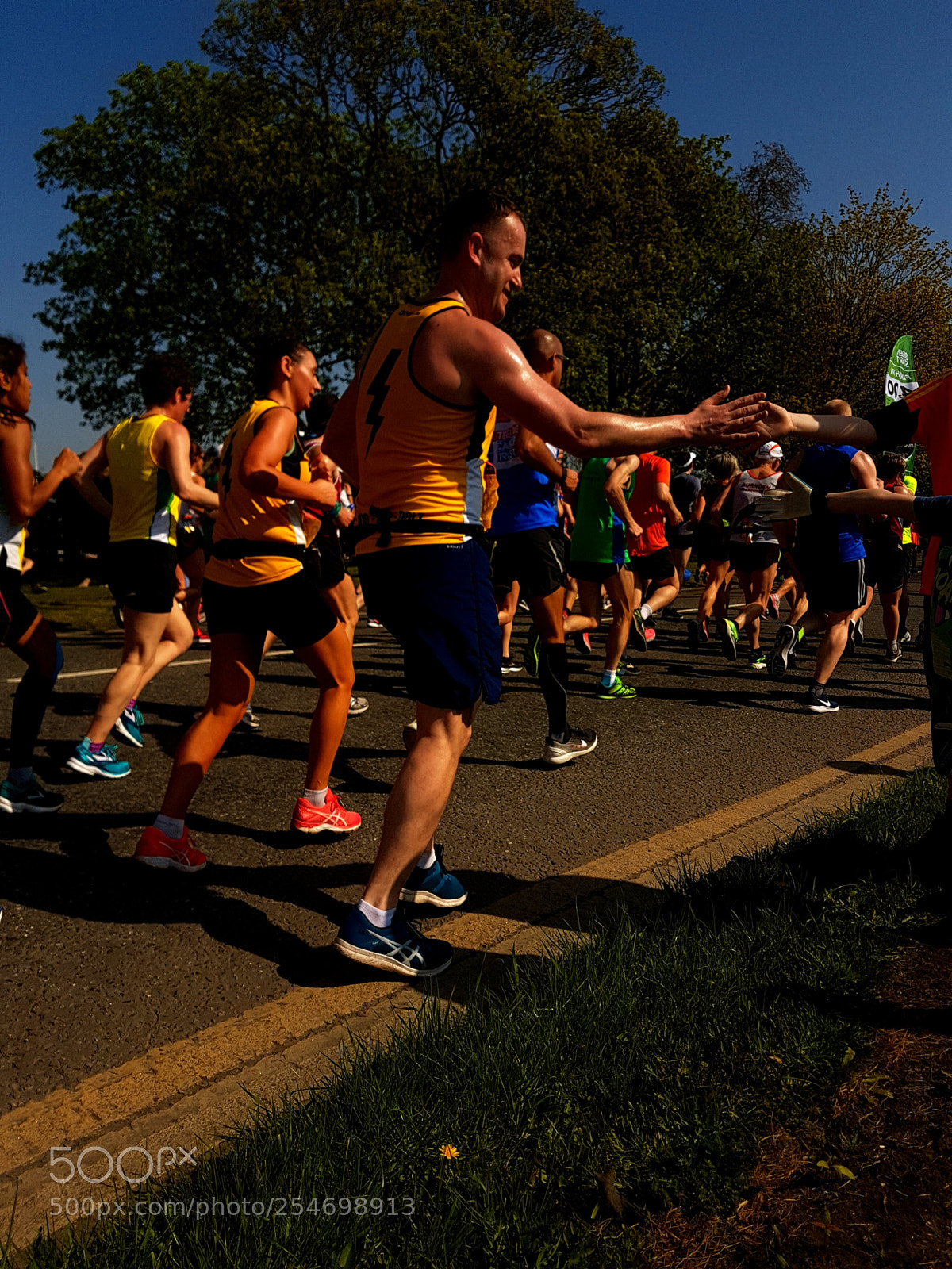 Samsung Galaxy S7 sample photo. London marathon 2018 photography