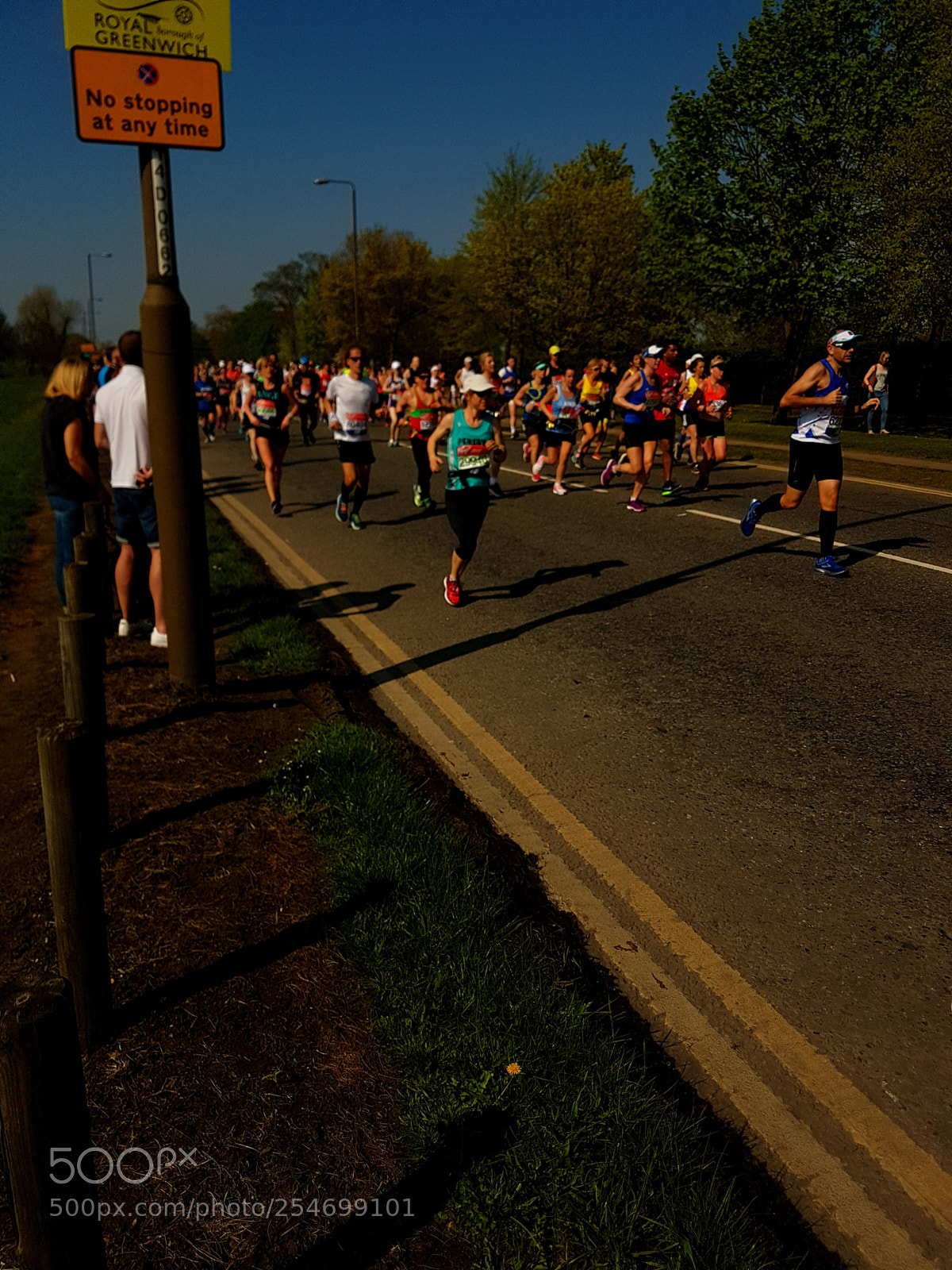 Samsung Galaxy S7 sample photo. London marathon 2018 photography
