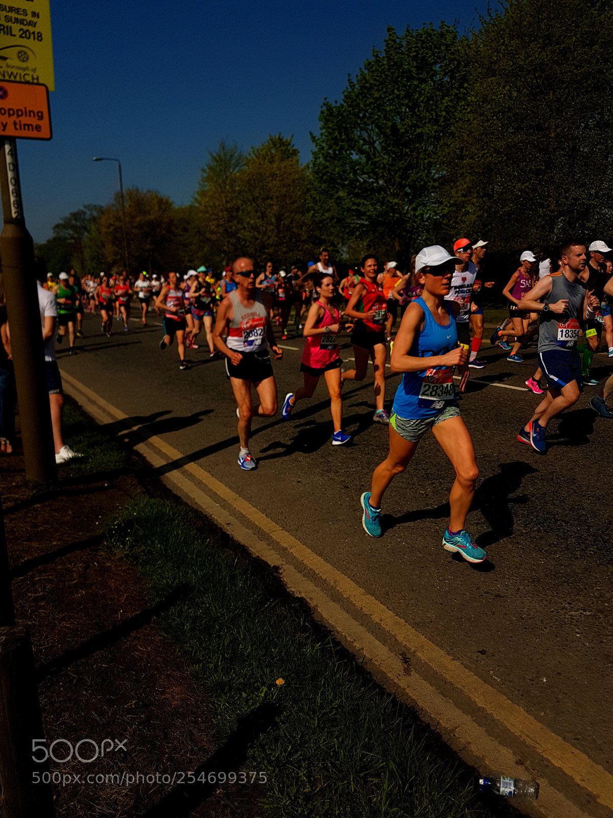 Samsung Galaxy S7 sample photo. London marathon 2018 photography