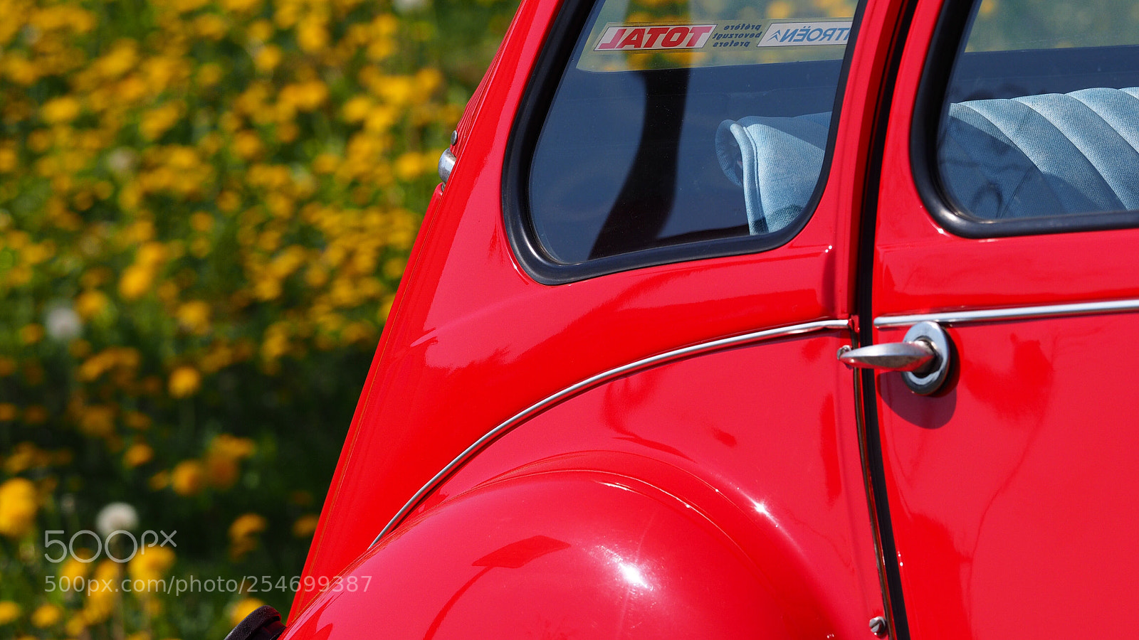 Olympus OM-D E-M1 sample photo. Red car photography