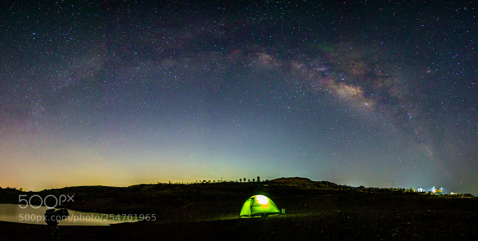 Canon EOS 1100D (EOS Rebel T3 / EOS Kiss X50) sample photo. Milky way panorama photography