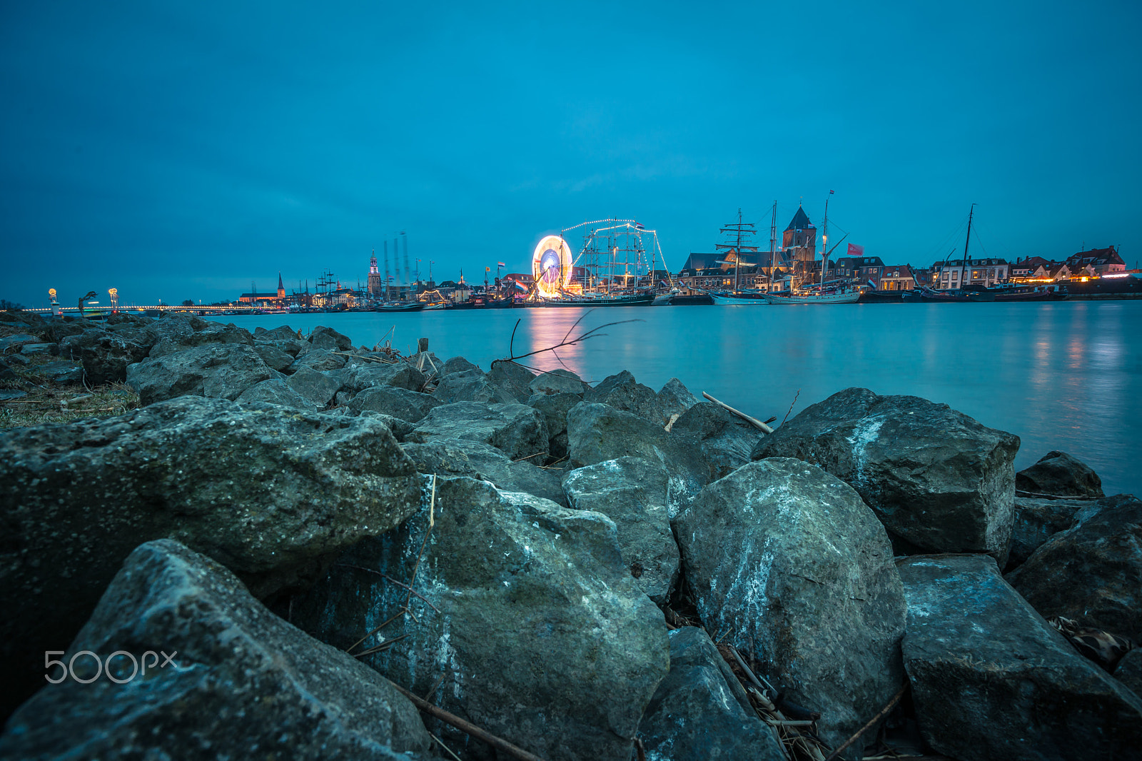 Sony Alpha DSLR-A900 sample photo. Historical medieval city along the banks of the river ijssel in photography