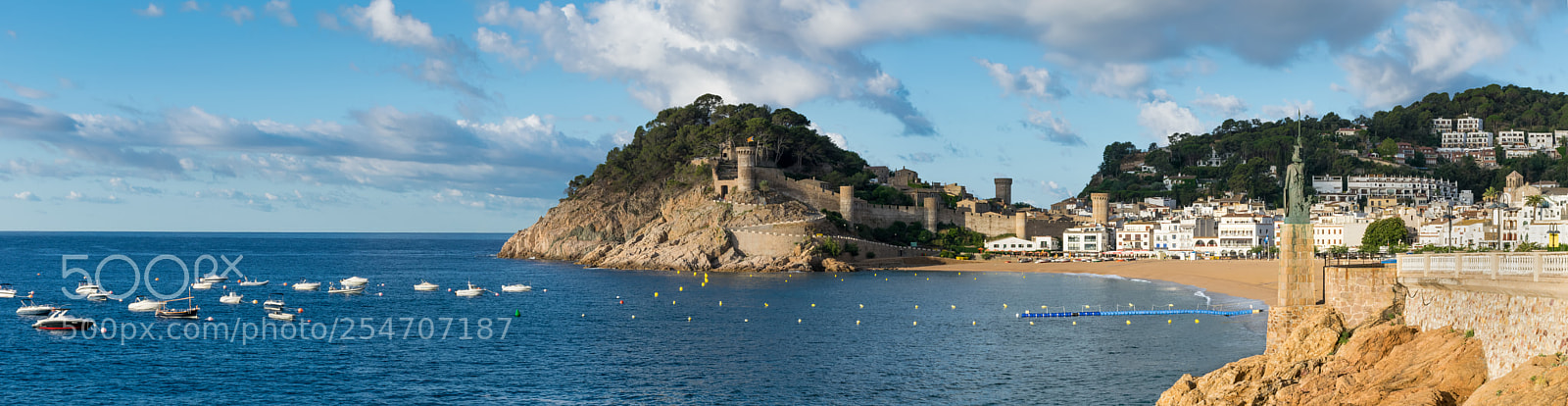 Nikon D5300 sample photo. Tossa de mar panorama photography