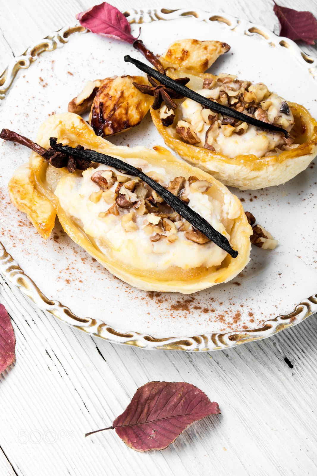 Nikon D7100 sample photo. Dessert baked pear photography