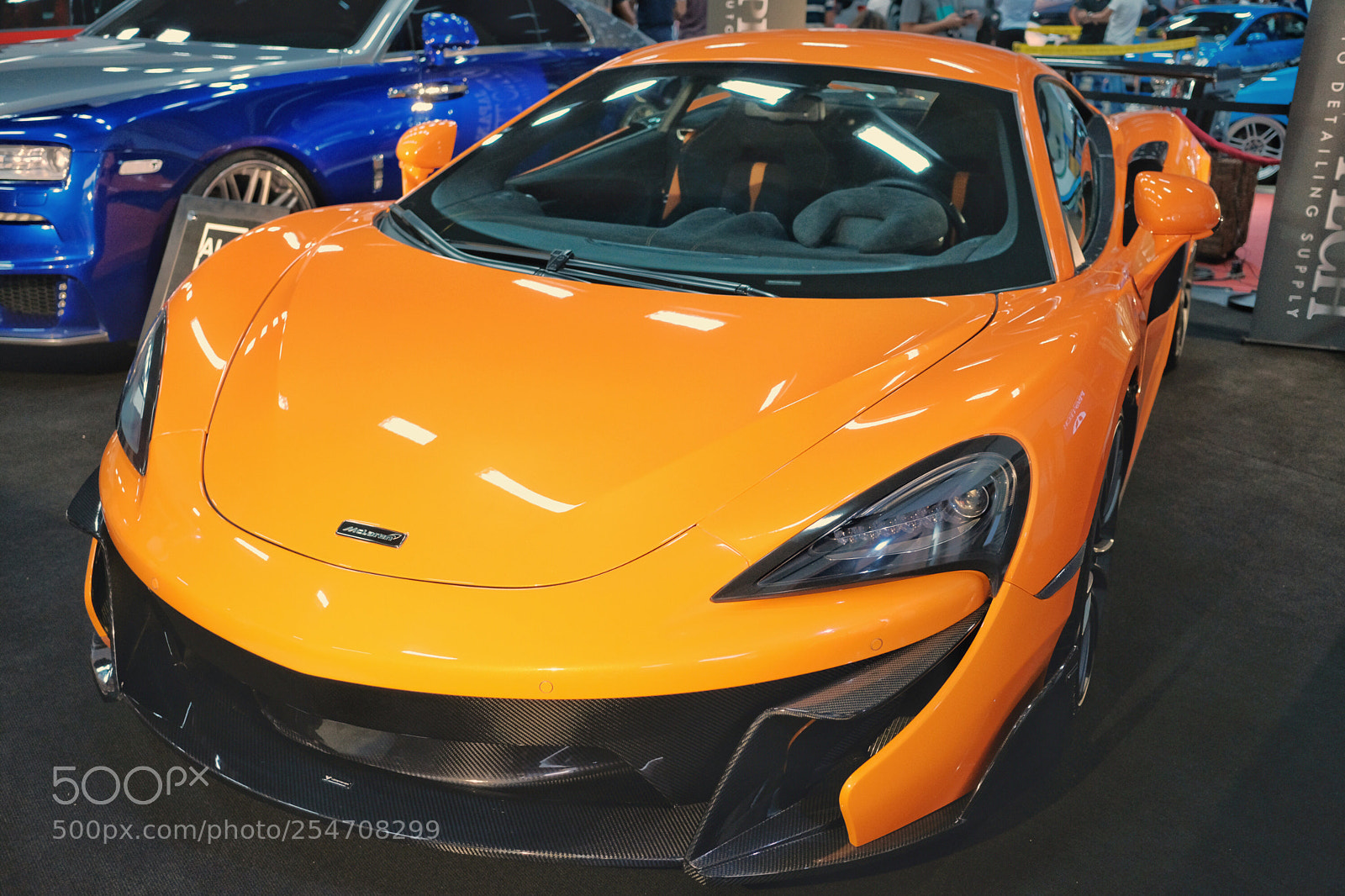 Fujifilm X-T2 sample photo. Mclaren 570 gt at mias 2018 photography