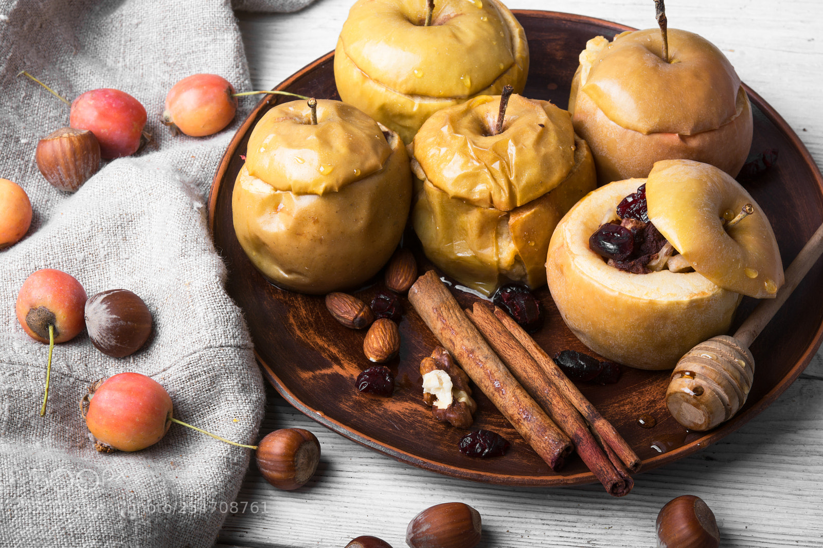 Nikon D7100 sample photo. Baked autumn apples photography