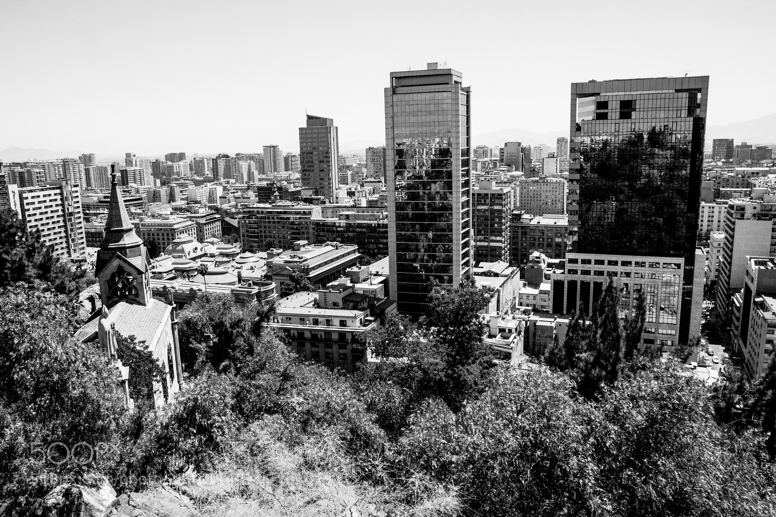 Canon EOS 80D sample photo. Skyscraper in santiago de photography