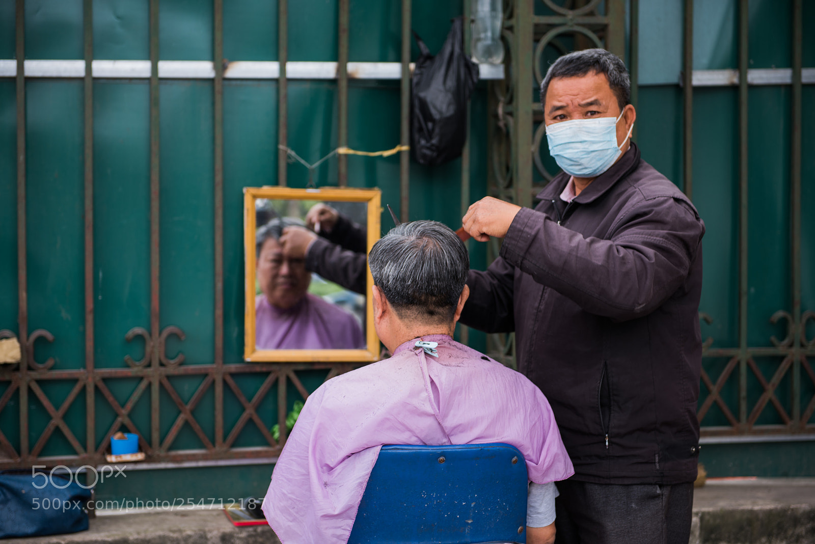 Nikon D810 sample photo. Morning haircut photography