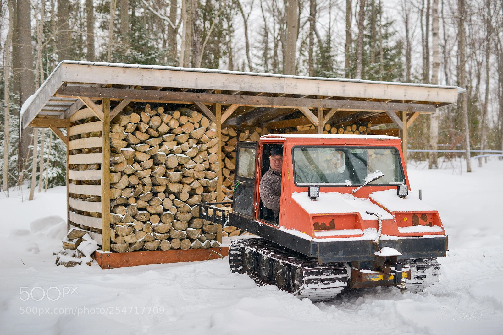 Nikon D800 sample photo. Vintage bombardier bombi snowcat photography