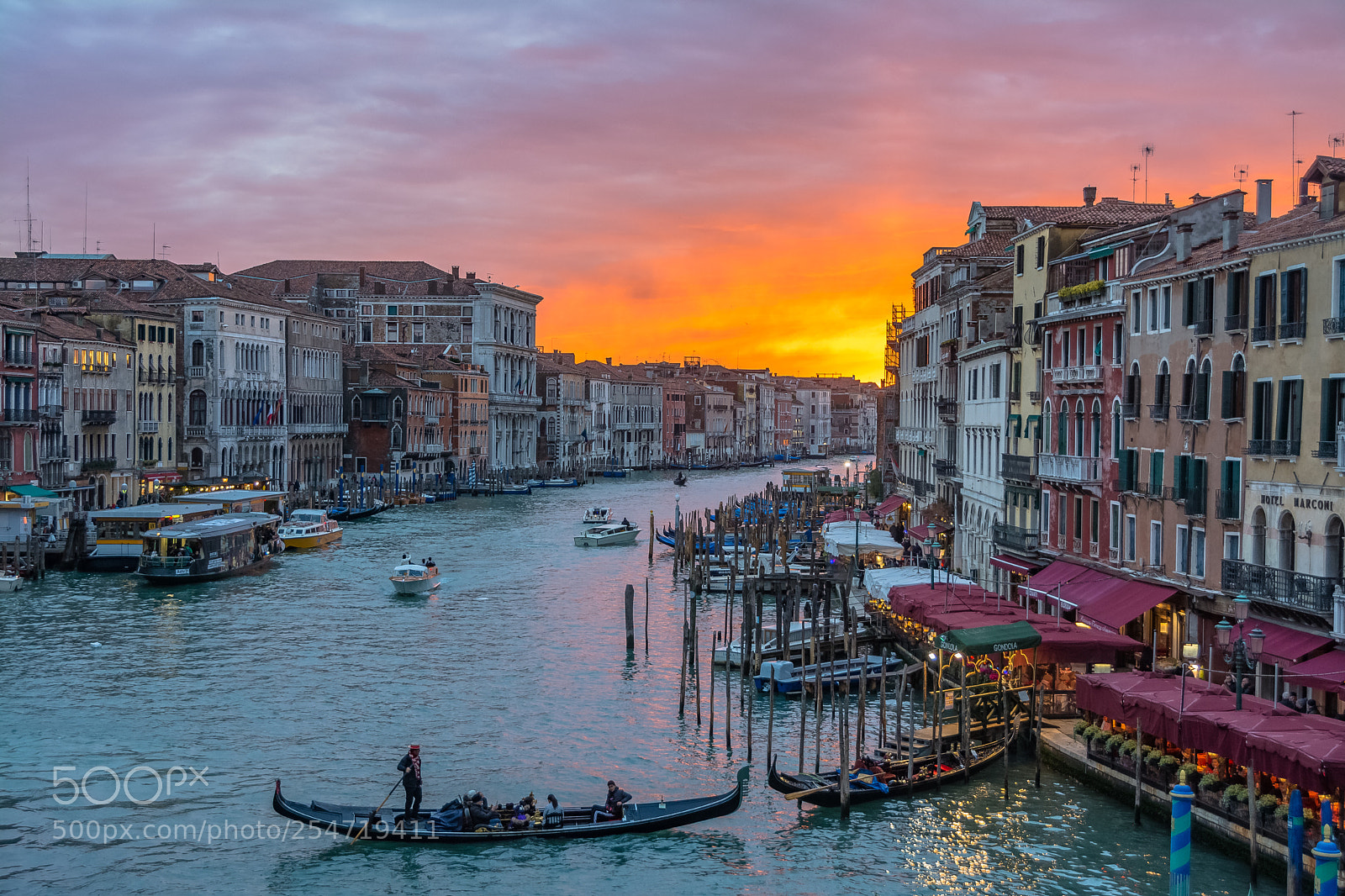 Nikon D7100 sample photo. Grand canal at sunset photography