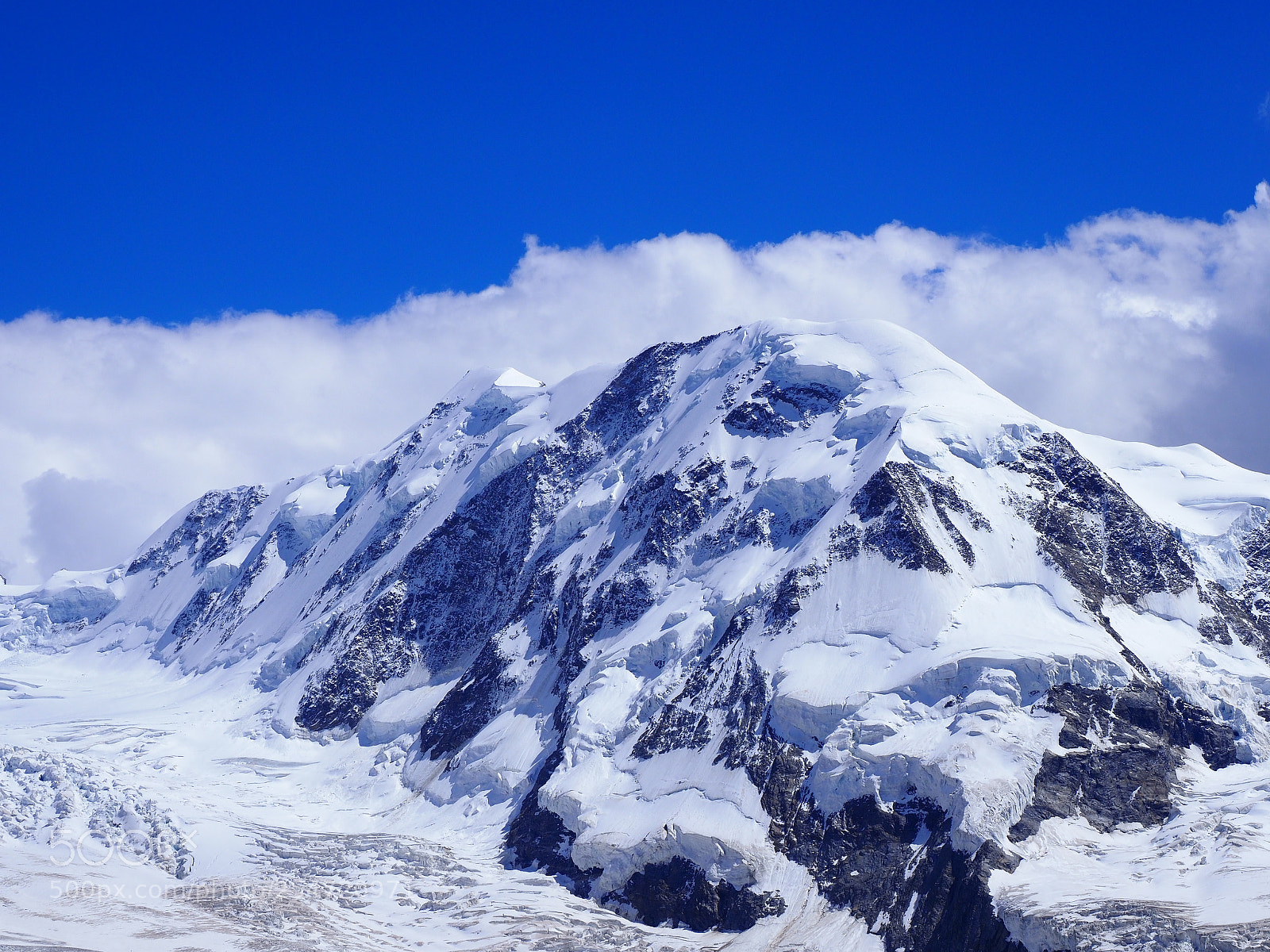 Olympus OM-D E-M1 Mark II sample photo. Lyskamm at monte rosa photography