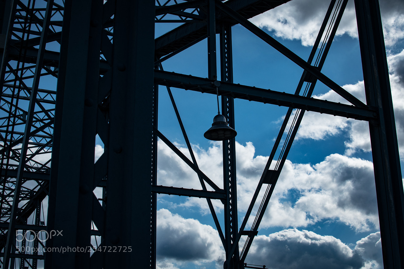 Nikon D5500 sample photo. Clouds through the bridge photography