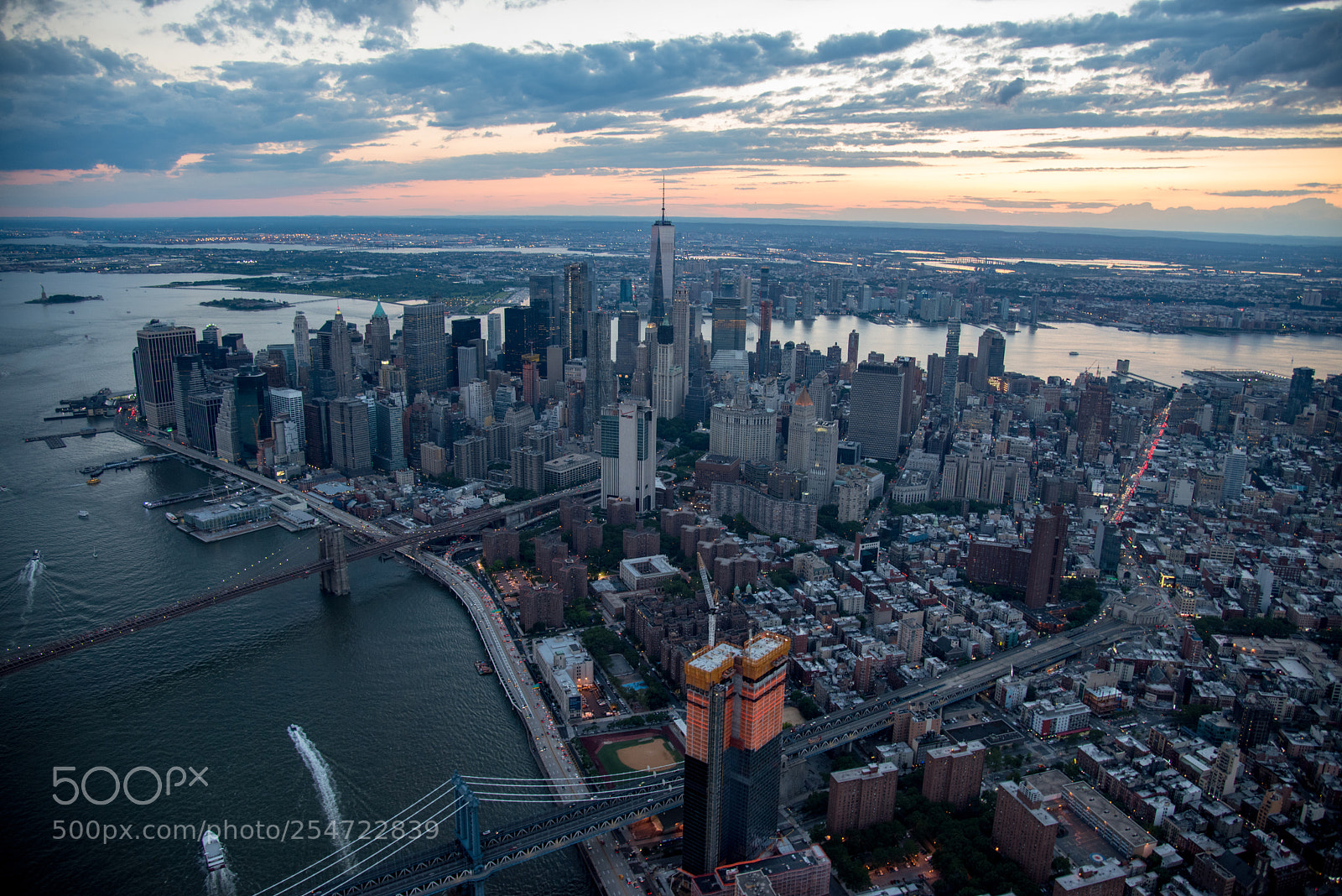 Nikon D810 sample photo. Lower manhattan sunset photography