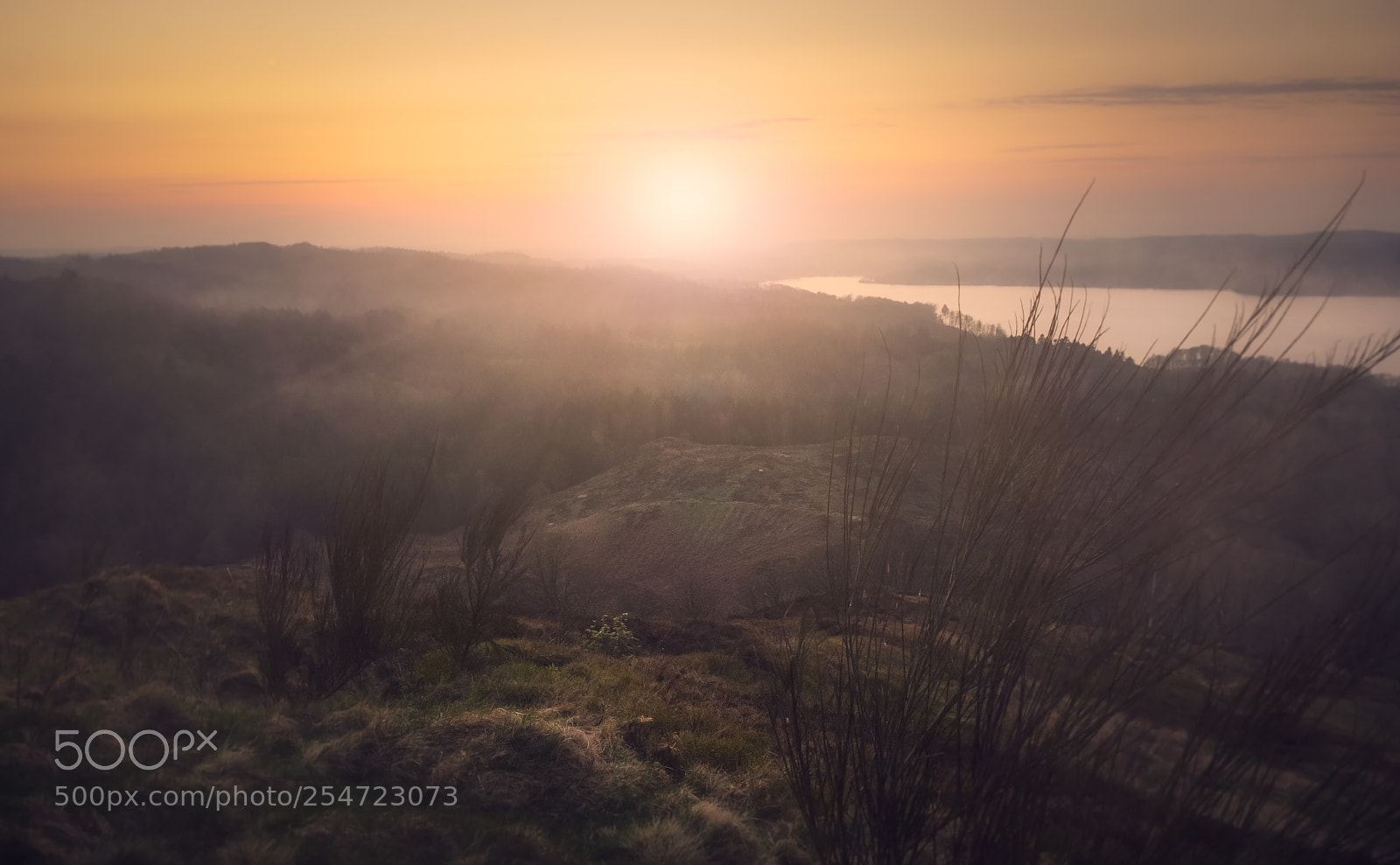 Sony a7 sample photo. Dreamy lake sunset photography