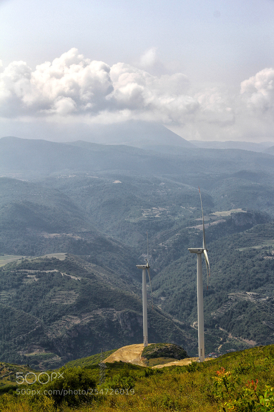 Canon EOS 60D sample photo. Wind turbine photography