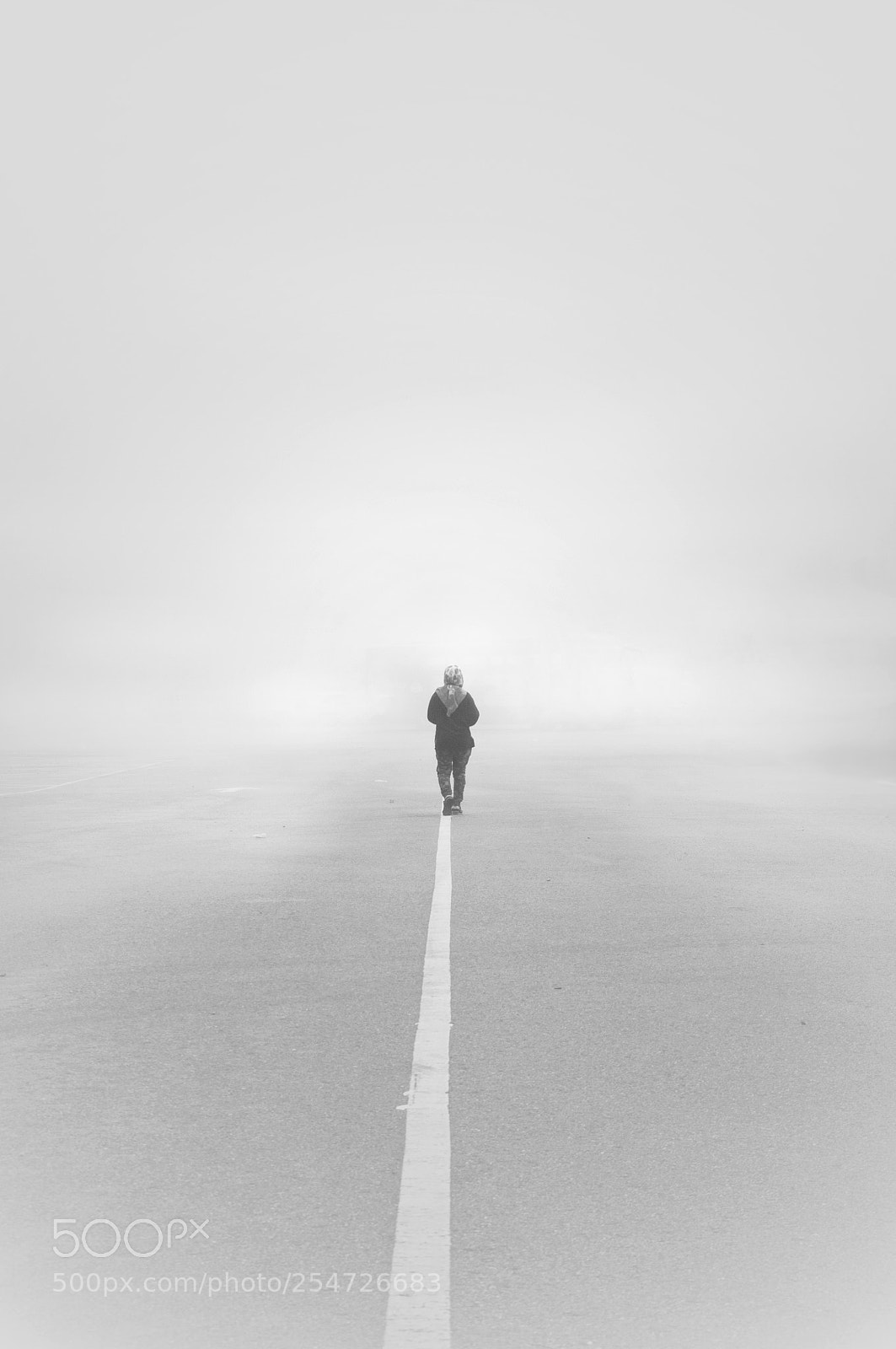 Nikon D90 sample photo. Walking alone photography