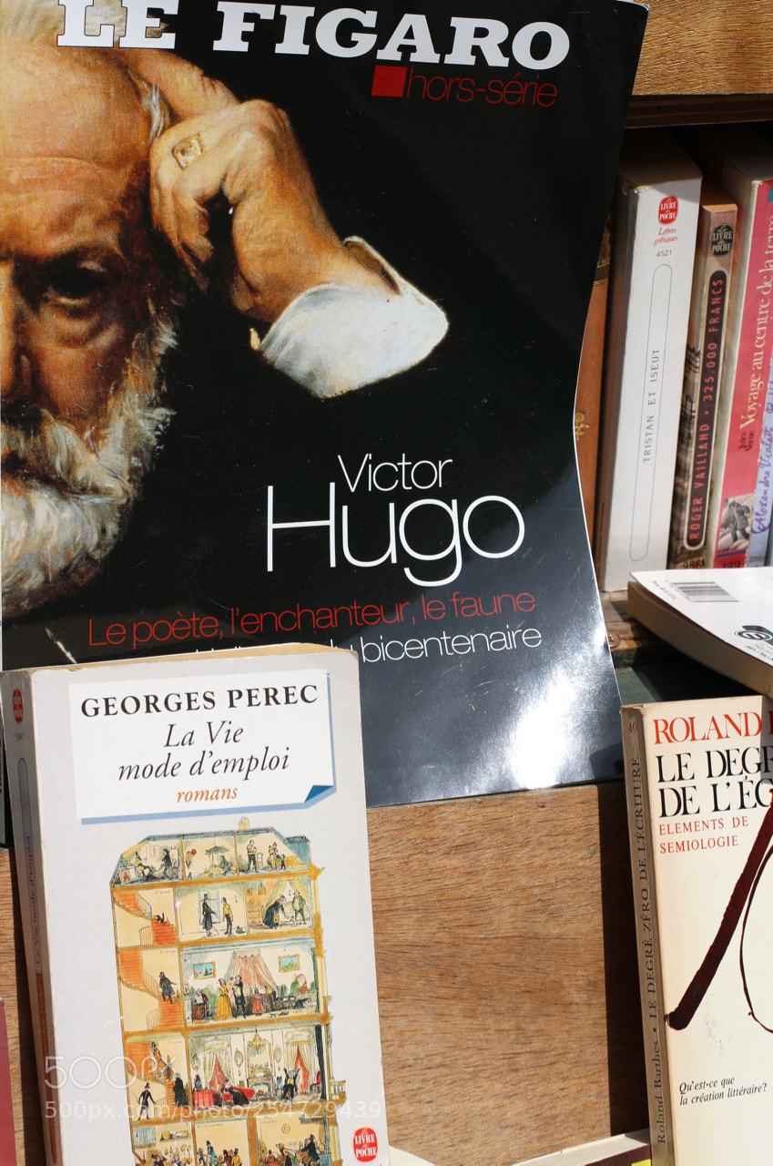 Canon EOS 100D (EOS Rebel SL1 / EOS Kiss X7) sample photo. Paris books photography