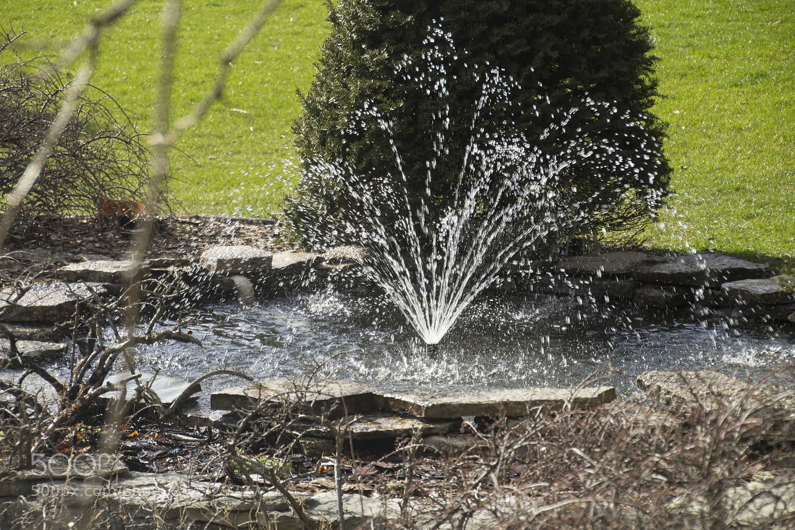 Canon EOS 1200D (EOS Rebel T5 / EOS Kiss X70 / EOS Hi) sample photo. Fountain stones and nature. photography