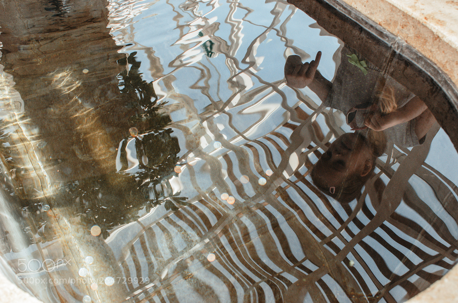 Nikon D7000 sample photo. Watter coins photography