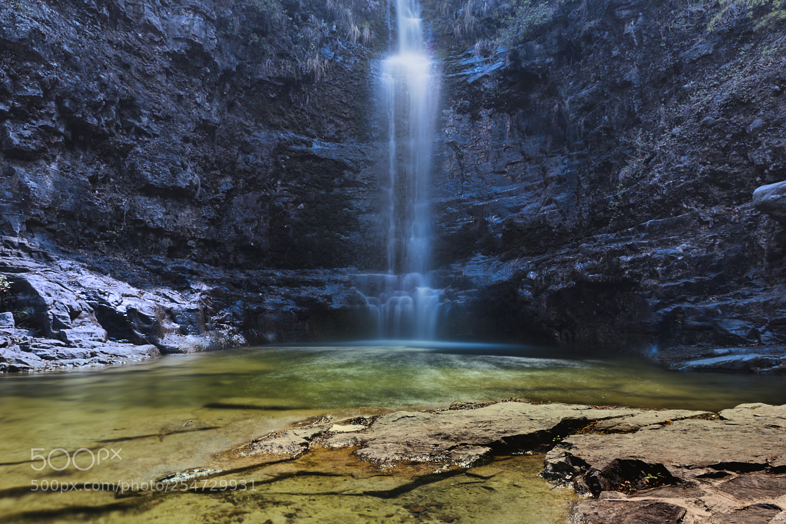 Nikon D810 sample photo. Waterfall in shidu photography