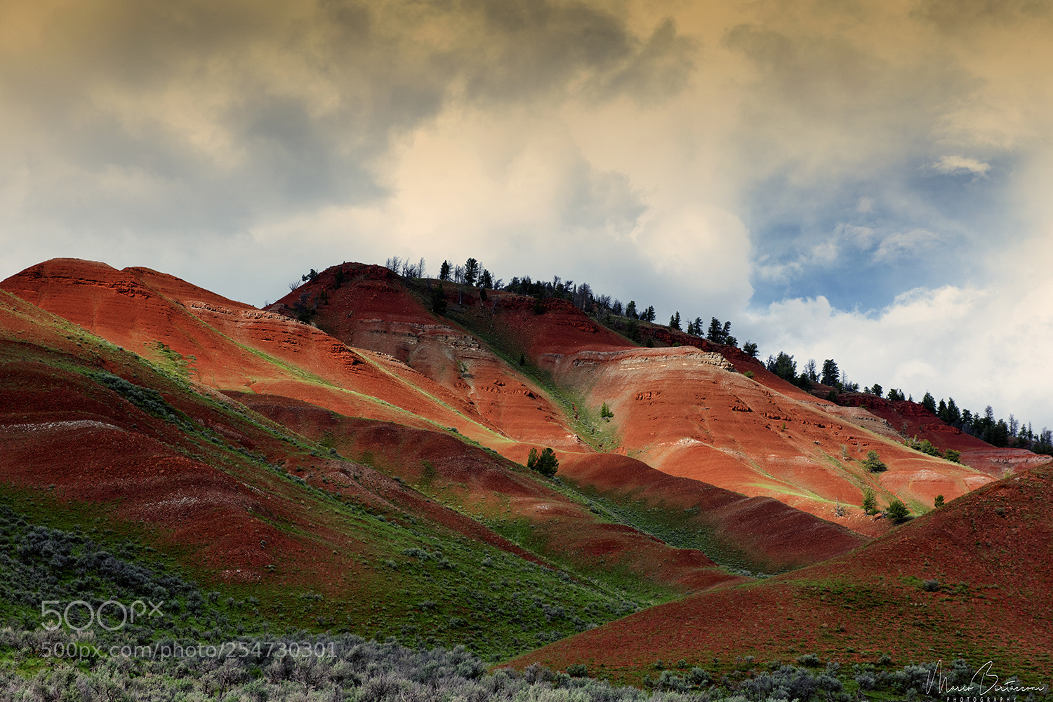 Nikon D810 sample photo. Red hills - wyoming photography