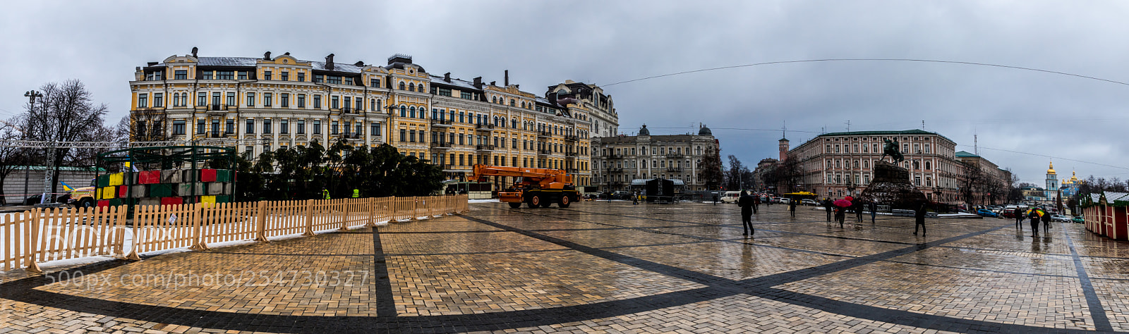 Canon EOS 80D sample photo. Panorama of sofiyivska square photography