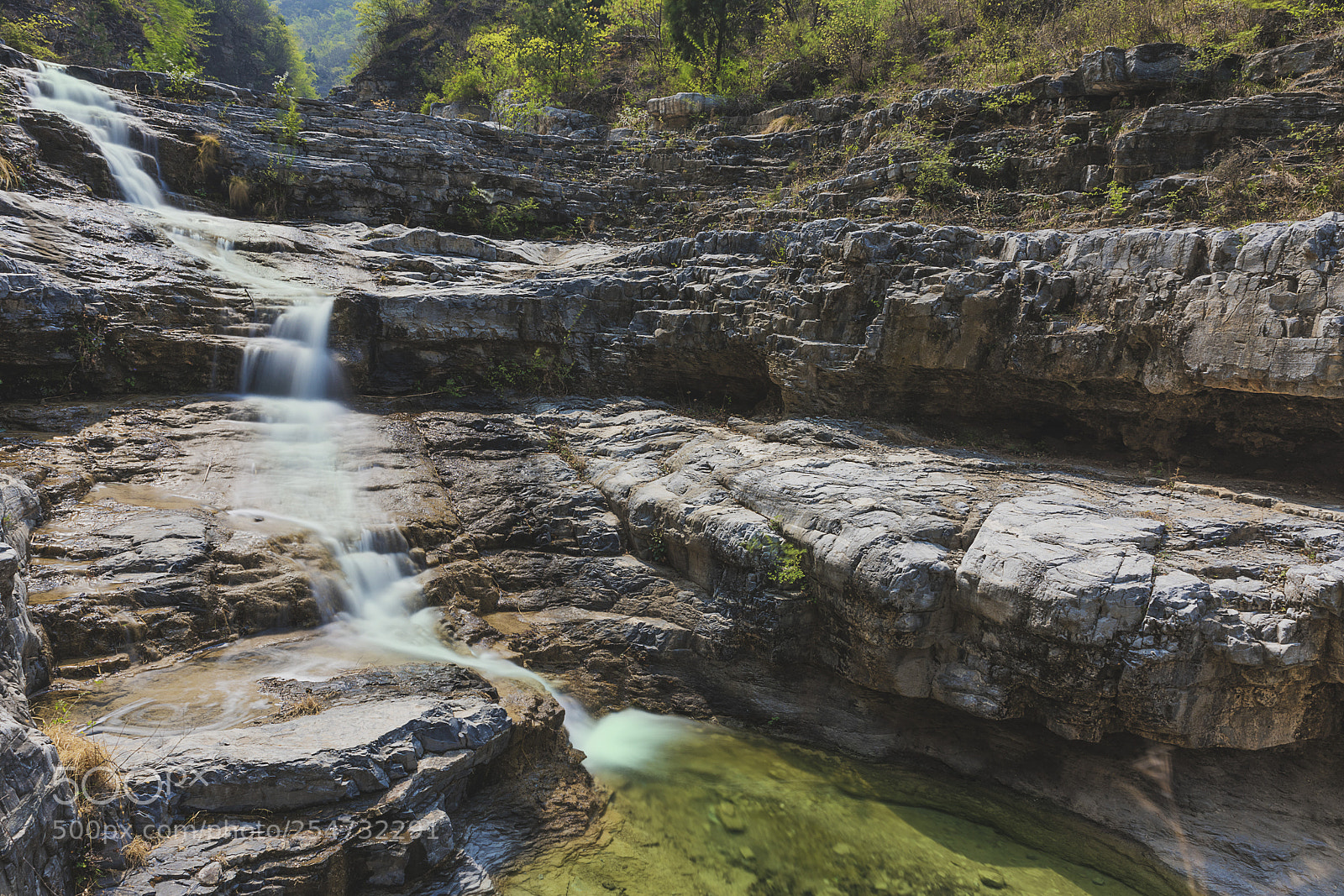 Nikon D810 sample photo. Waterfall in shidu photography