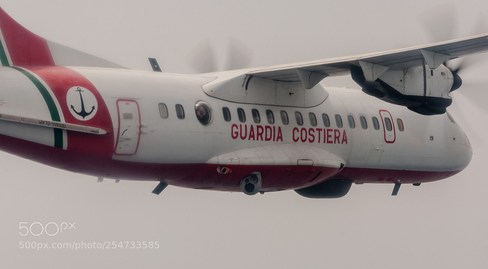 Nikon D90 sample photo. Italian coast guard aircraft photography
