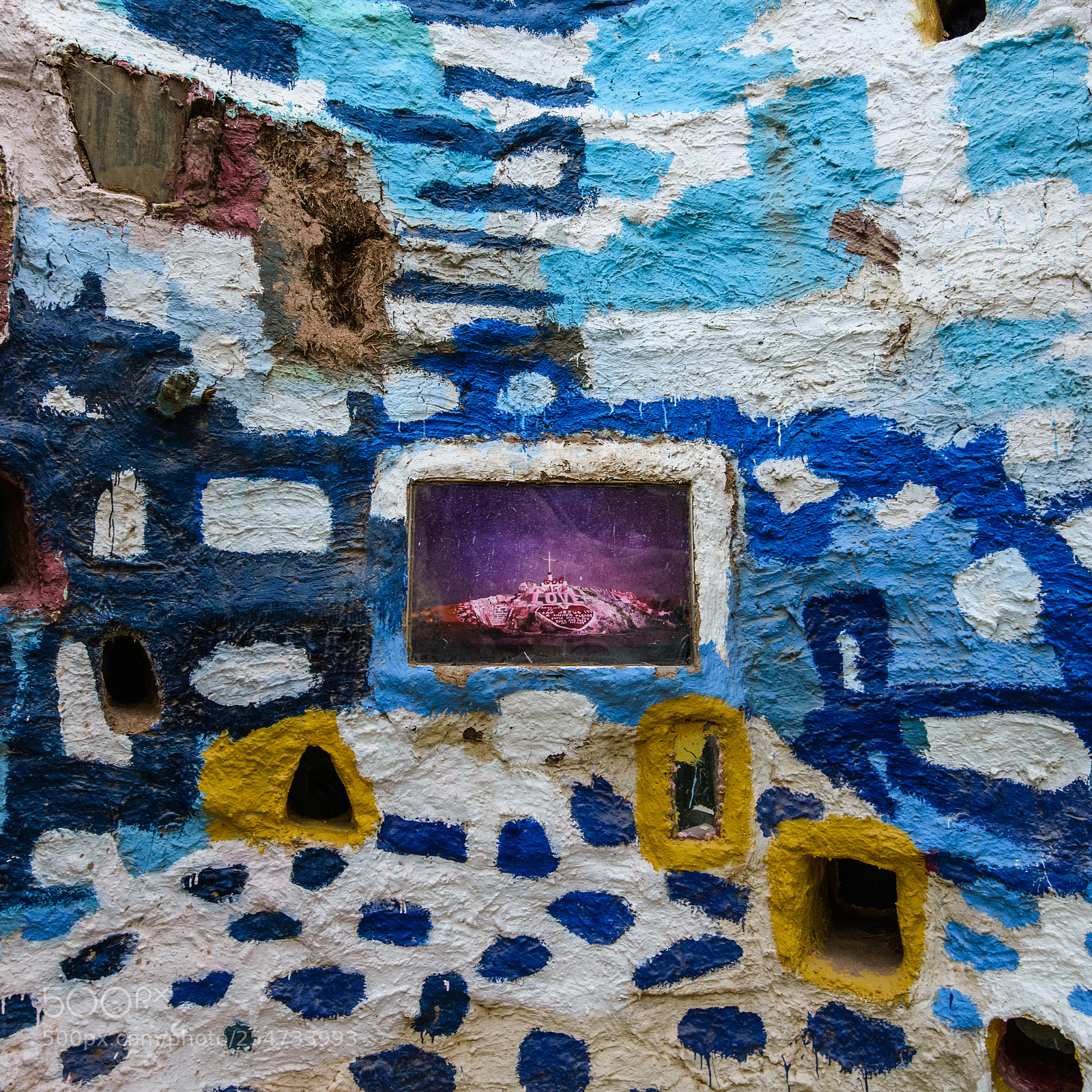 Nikon D610 sample photo. Salvation mountain, detail photography