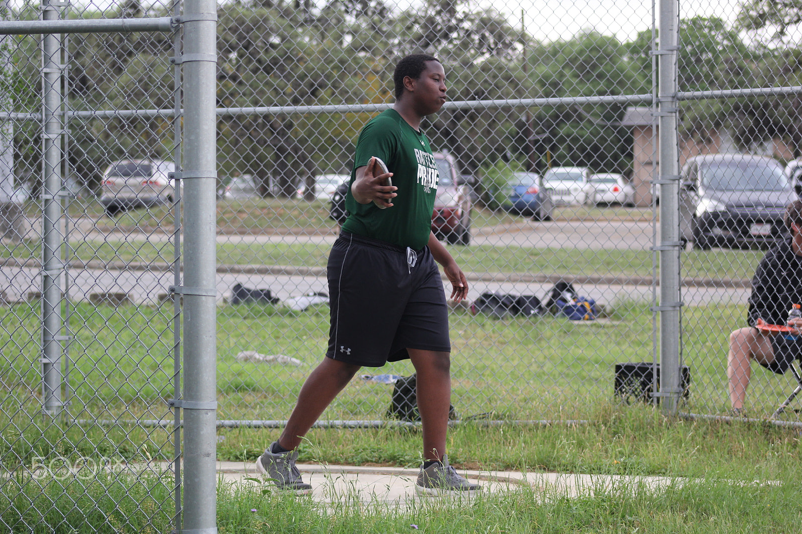 Canon EF 75-300mm f/4-5.6 USM sample photo. Ronald reagan varsity discus photography