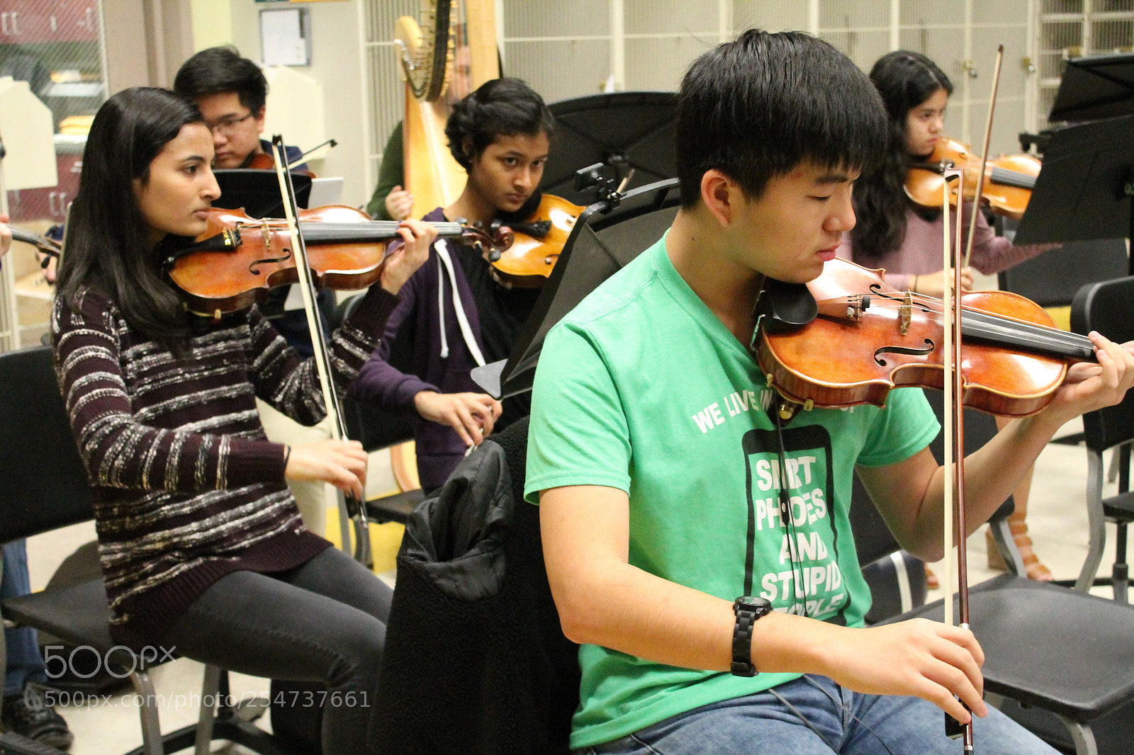 Canon EOS 1100D (EOS Rebel T3 / EOS Kiss X50) sample photo. Full orchestra photography