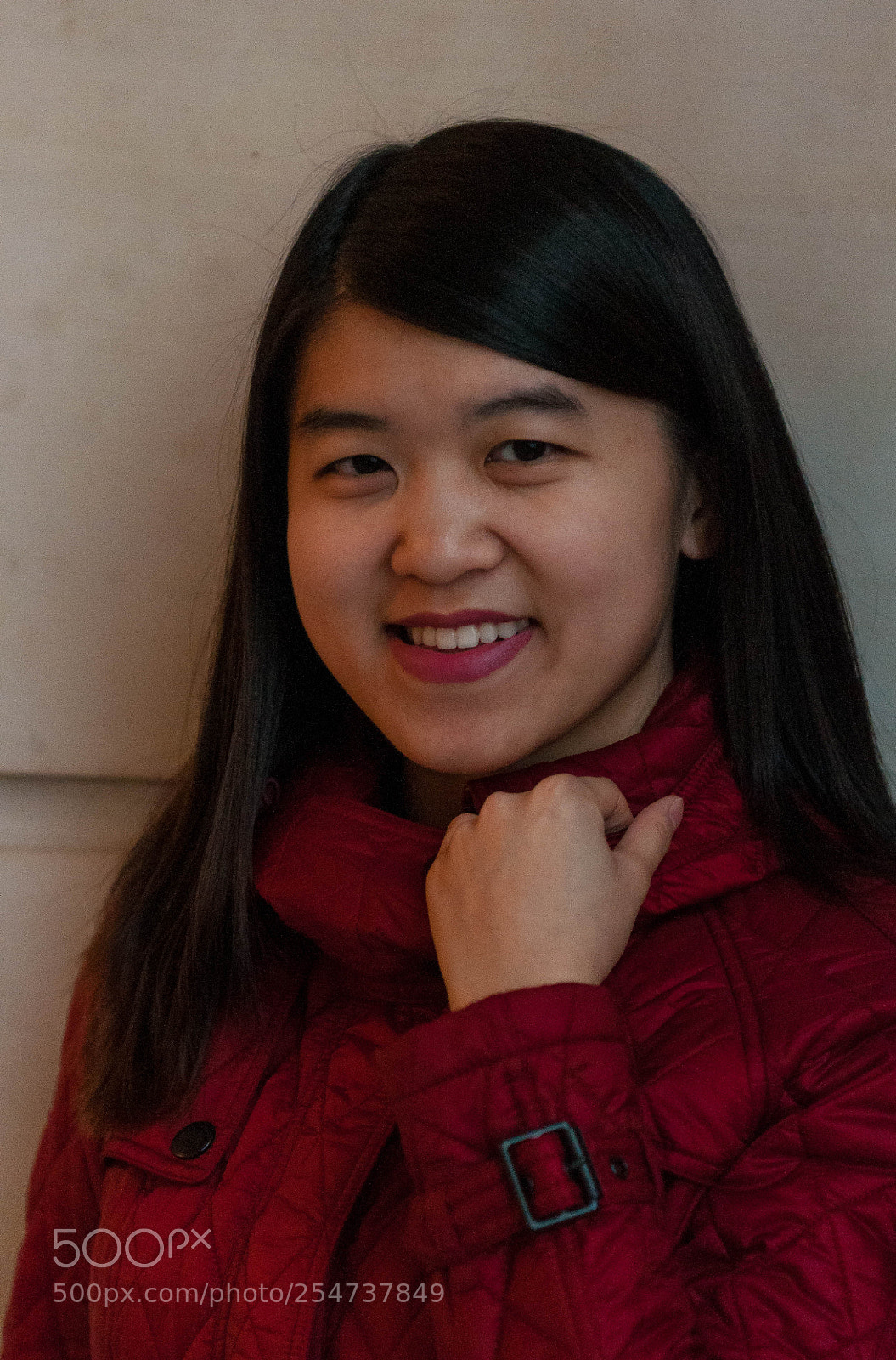 Nikon D90 sample photo. Burgundy jacket photography