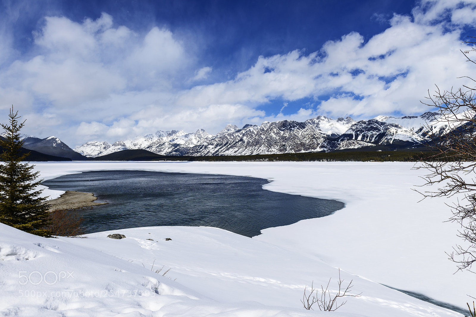 Nikon D800 sample photo. Upper kananaskis lake photography
