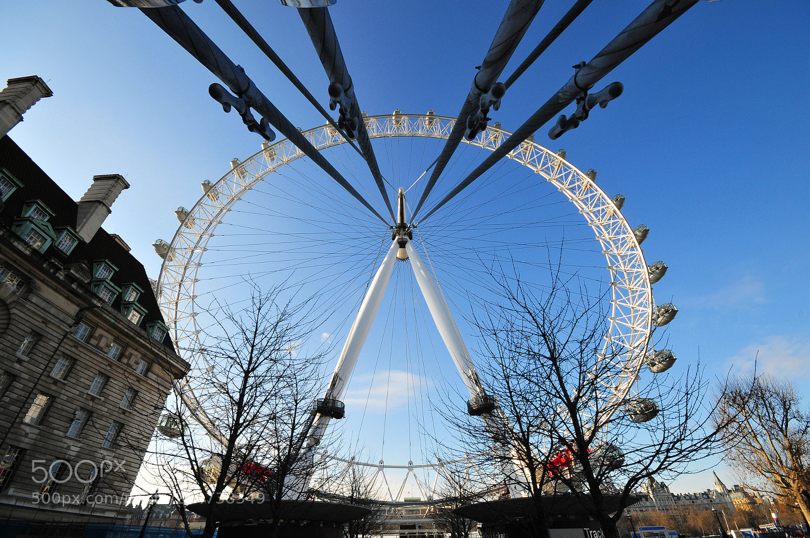 Nikon D300 sample photo. London eye photography