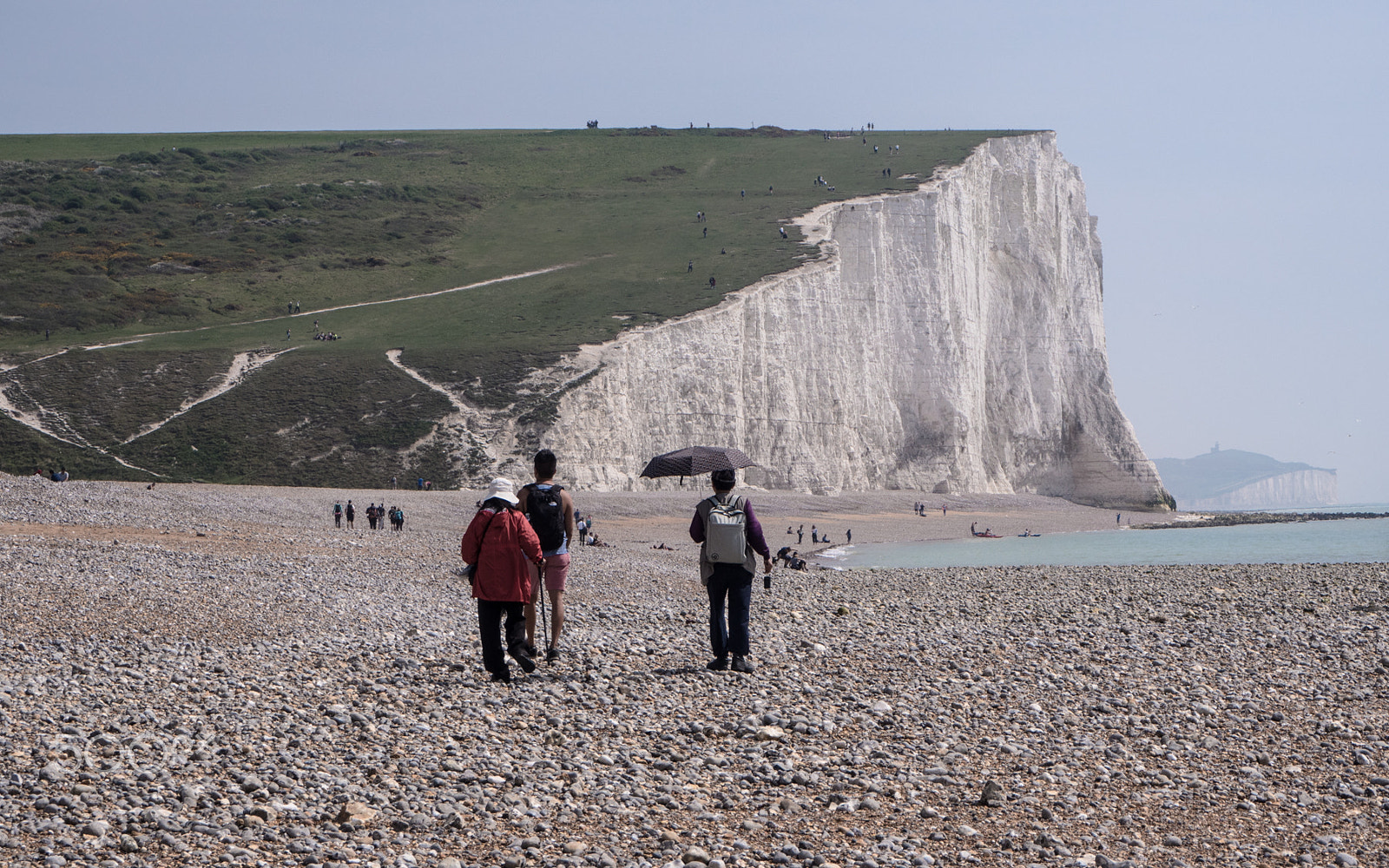 Olympus PEN E-PL8 sample photo. Seven sisters cliffs photography