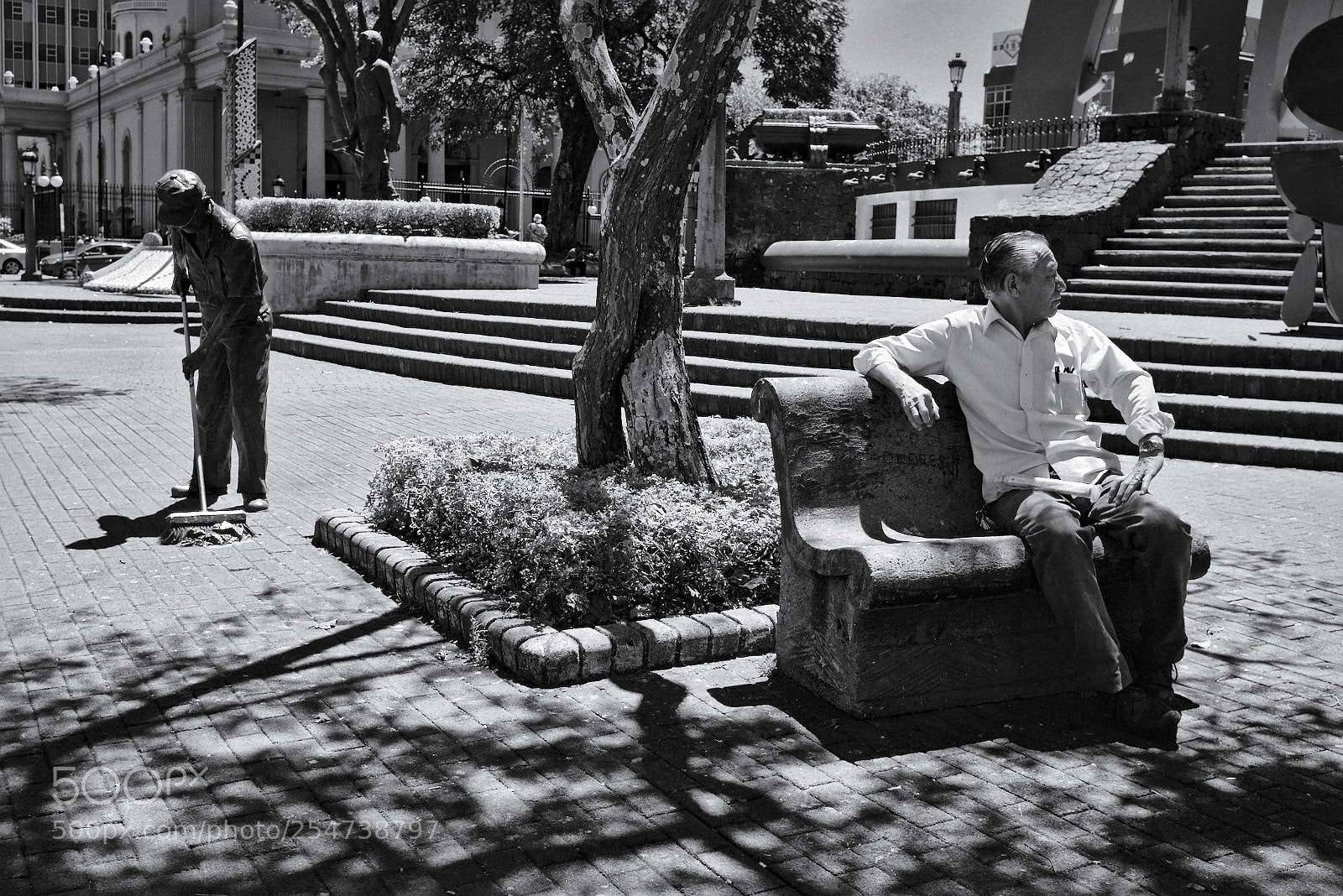 Fujifilm X100S sample photo. Bench life photography