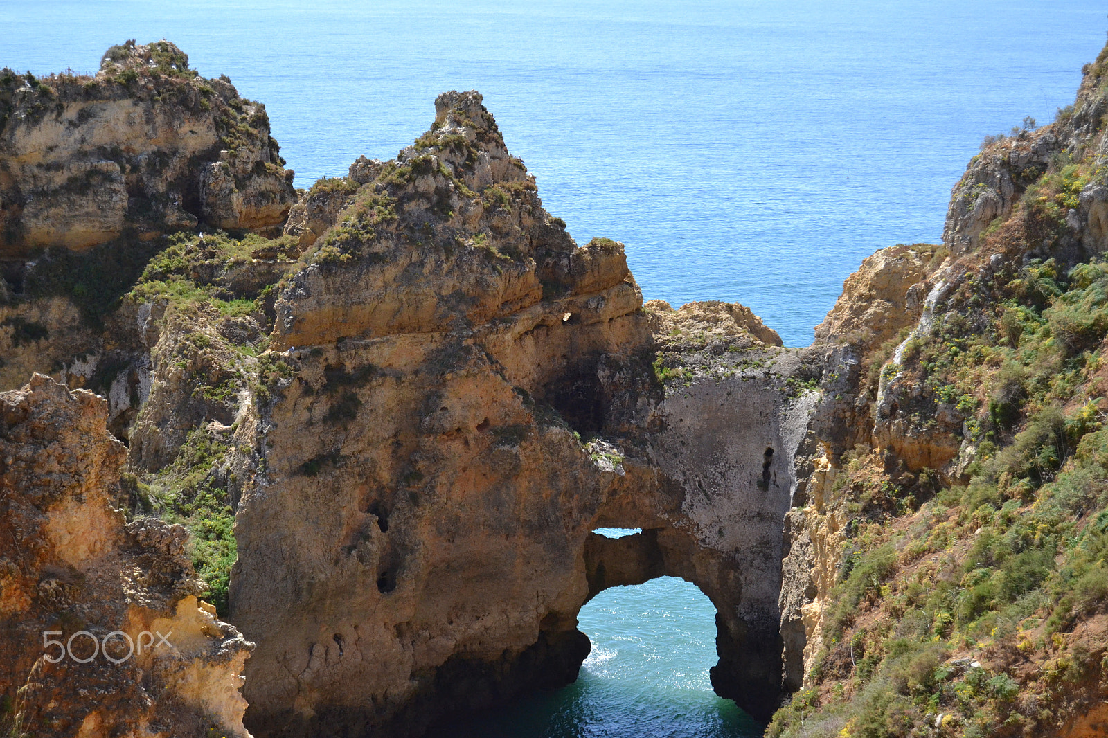 Nikon D3100 sample photo. Algarve, vistas de la costa photography