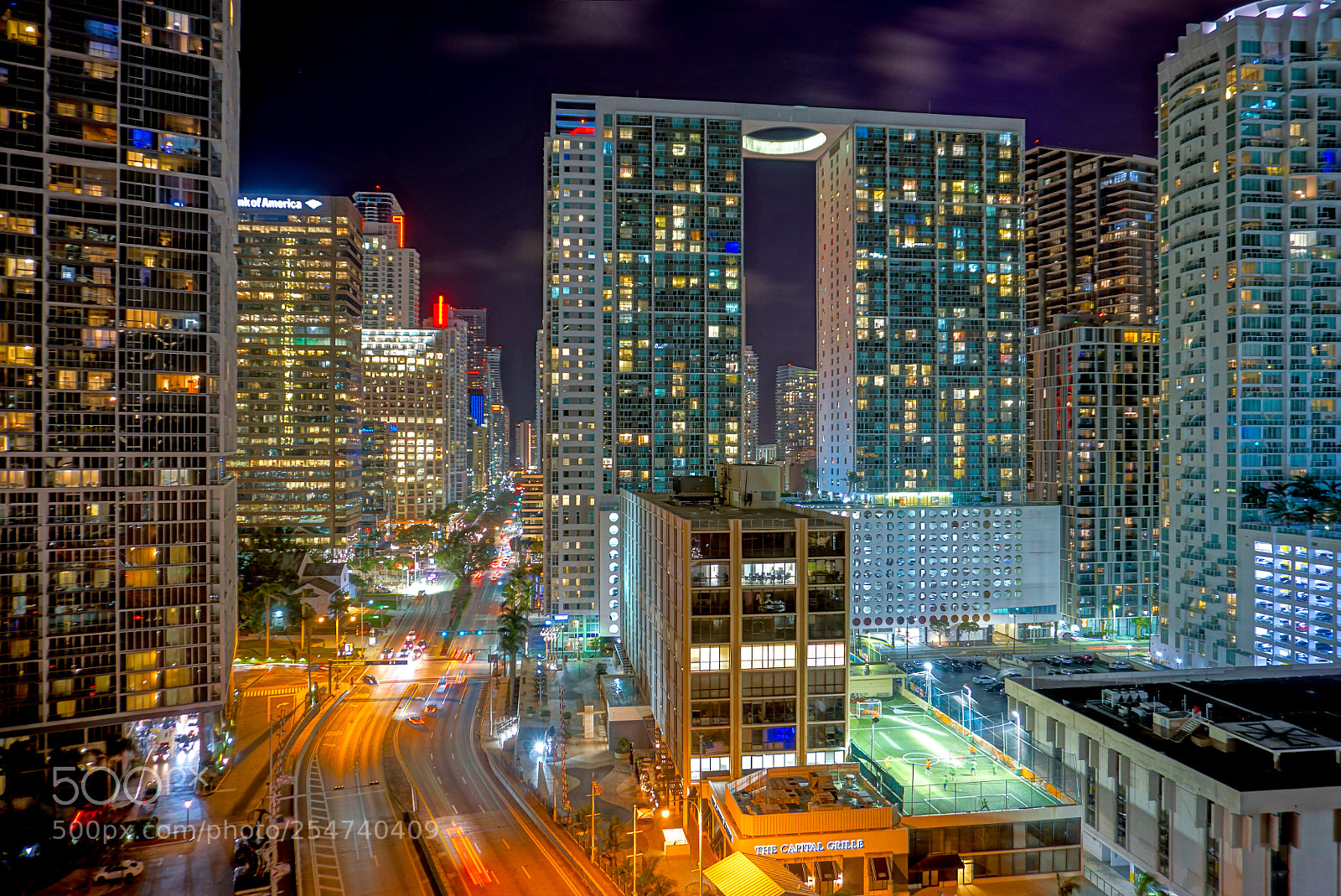 Sony a6300 sample photo. Miami at night photography